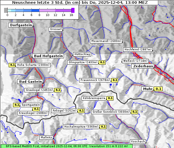 Neuschnee, 4. 12. 2025
