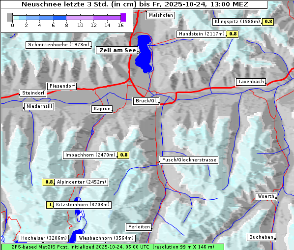 Neuschnee, 24. 10. 2025