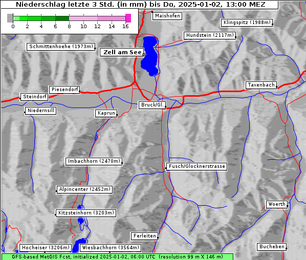 Niederschlag, 2. 1. 2025