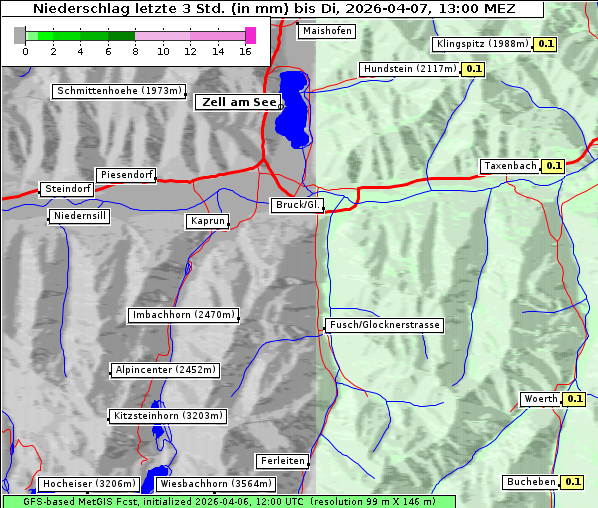 Niederschlag, 7. 4. 2026