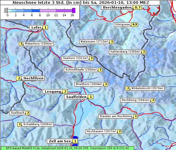 Neuschnee, 10. 1. 2026