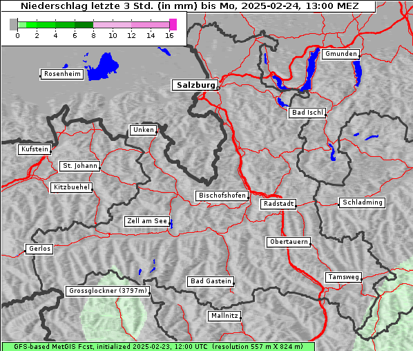 Niederschlag, 24. 2. 2025
