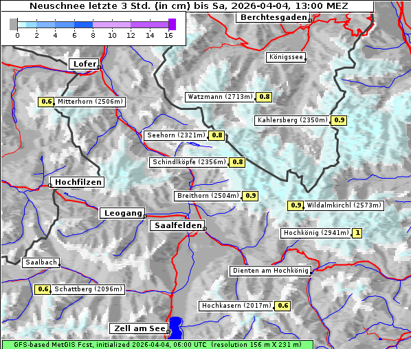Neuschnee, 4. 4. 2026