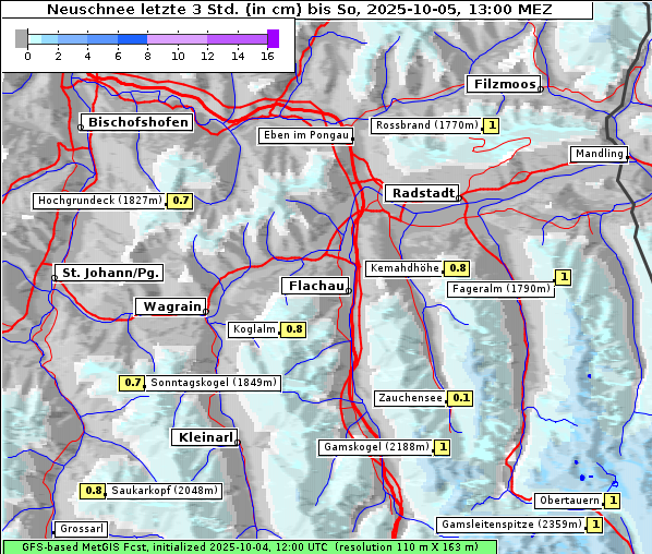 Neuschnee, 5. 10. 2025