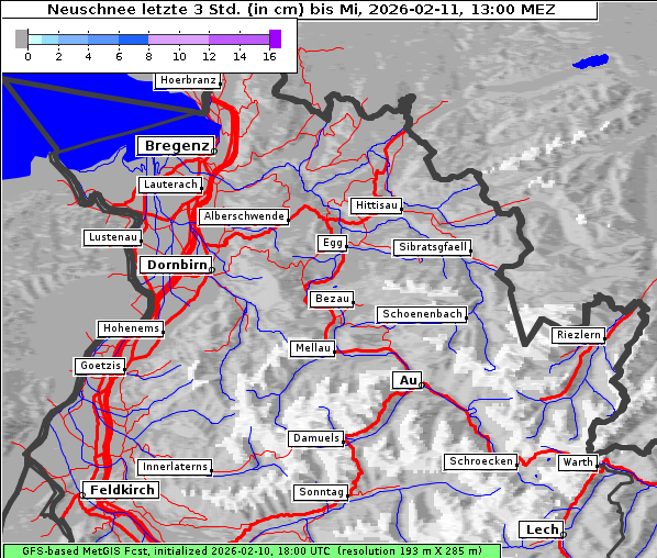 Neuschnee, 11. 2. 2026
