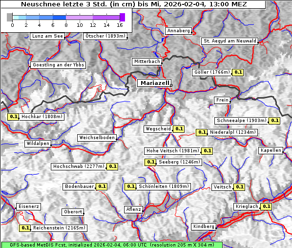 Neuschnee, 4. 2. 2026