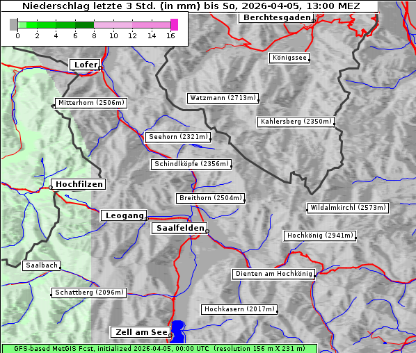 Niederschlag, 5. 4. 2026