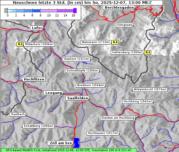 Neuschnee, 7. 12. 2025
