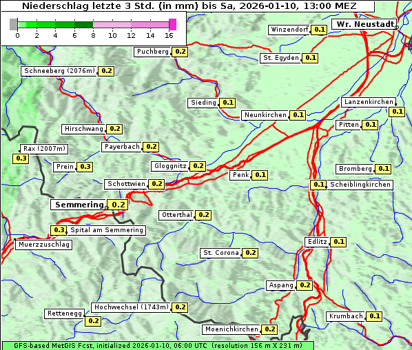 Niederschlag, 10. 1. 2026