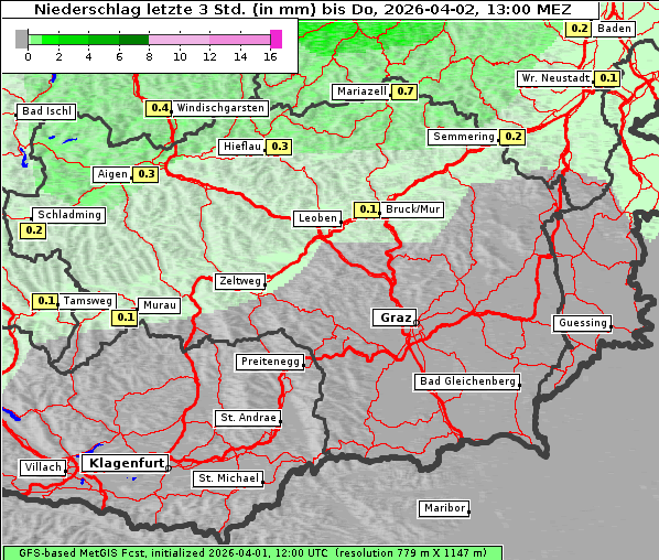 Niederschlag, 2. 4. 2026