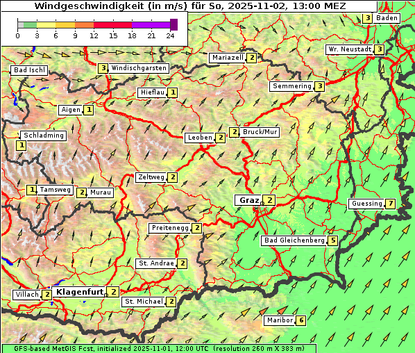 Wind, 2. 11. 2025