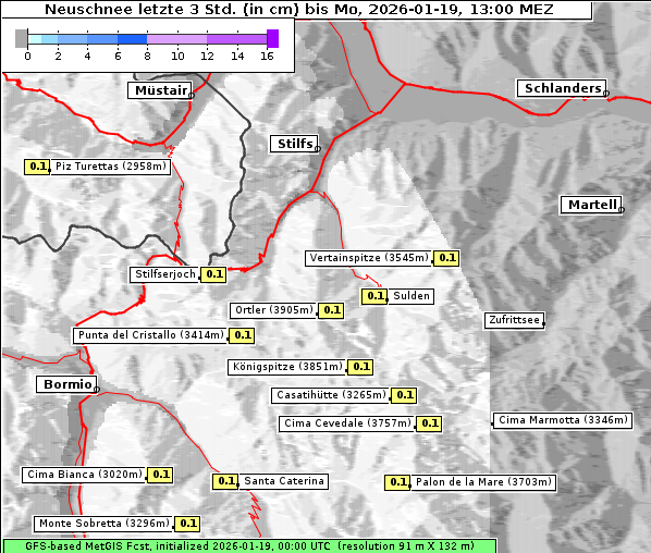 Neuschnee, 19. 1. 2026