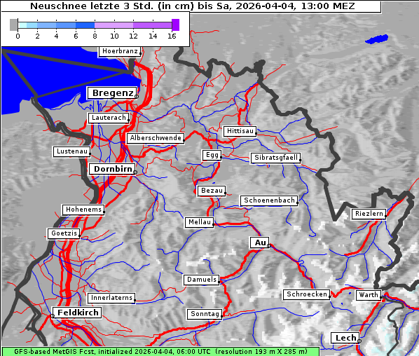 Neuschnee, 4. 4. 2026