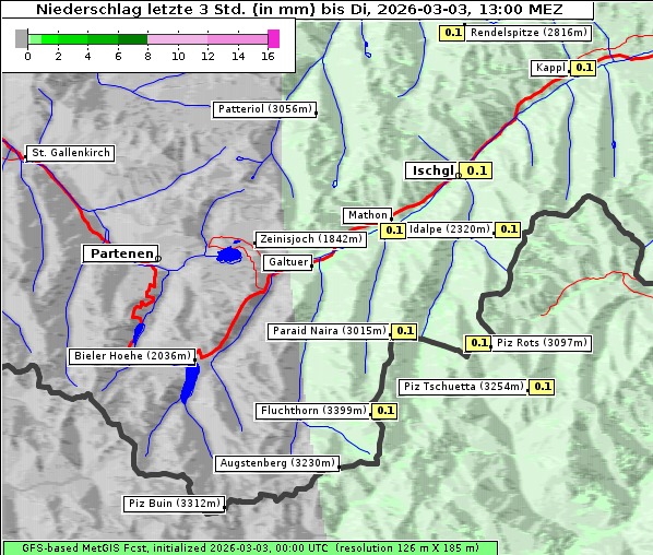 Niederschlag, 3. 3. 2026