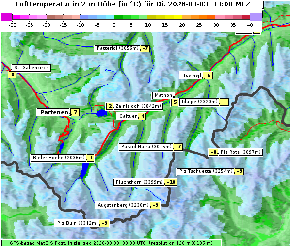 Temperatur, 3. 3. 2026