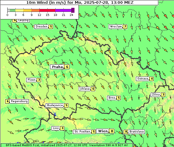 Wind, 28. 7. 2025