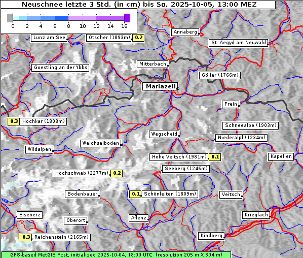 Neuschnee, 5. 10. 2025