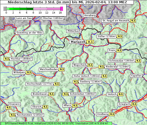 Niederschlag, 4. 2. 2026