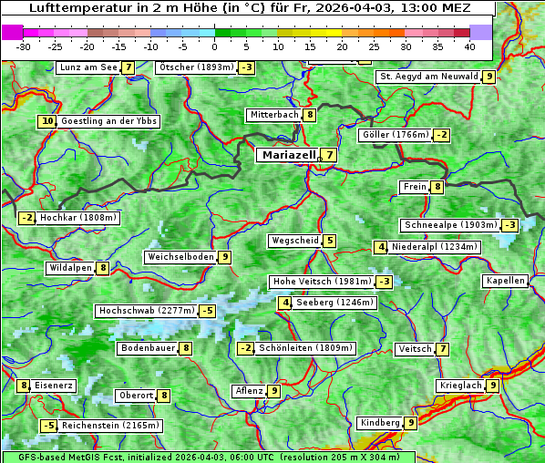Temperatur, 3. 4. 2026
