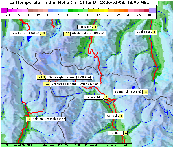 Temperatur, 3. 2. 2026