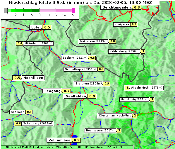 Niederschlag, 5. 2. 2026