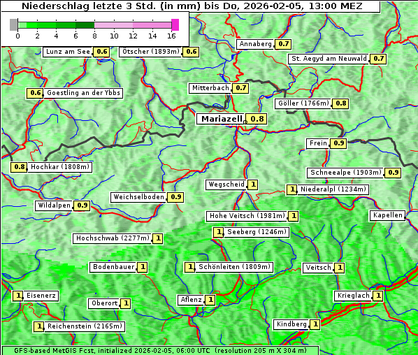 Niederschlag, 5. 2. 2026