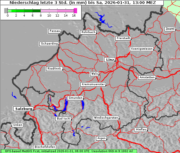 Niederschlag, 31. 1. 2026