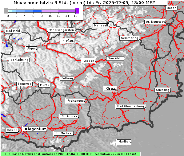 Neuschnee, 5. 12. 2025