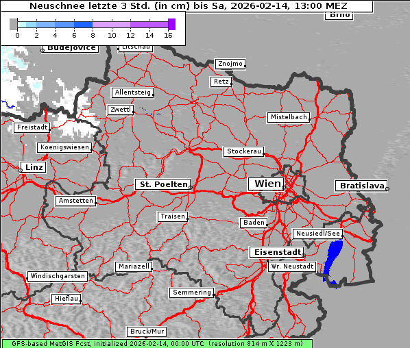 Neuschnee, 14. 2. 2026