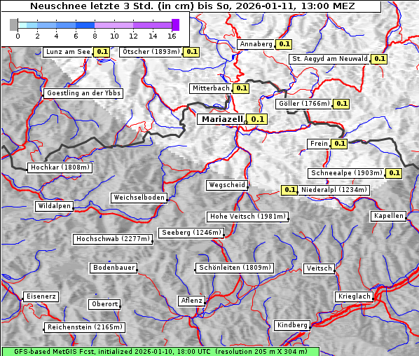 Neuschnee, 11. 1. 2026