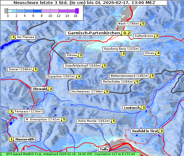 Neuschnee, 17. 2. 2026