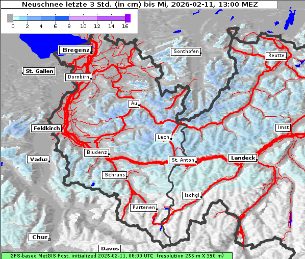 Neuschnee, 11. 2. 2026