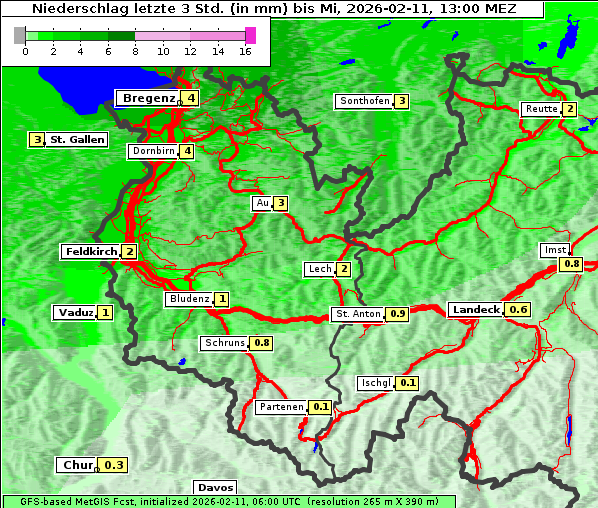 Niederschlag, 11. 2. 2026