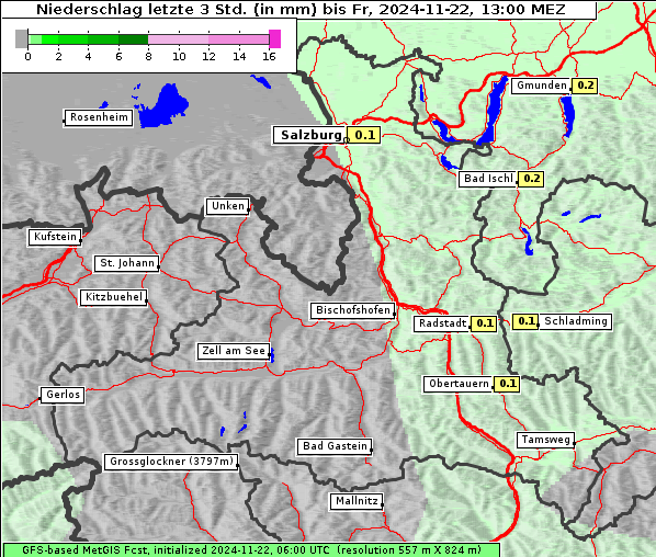 Niederschlag, 22. 11. 2024