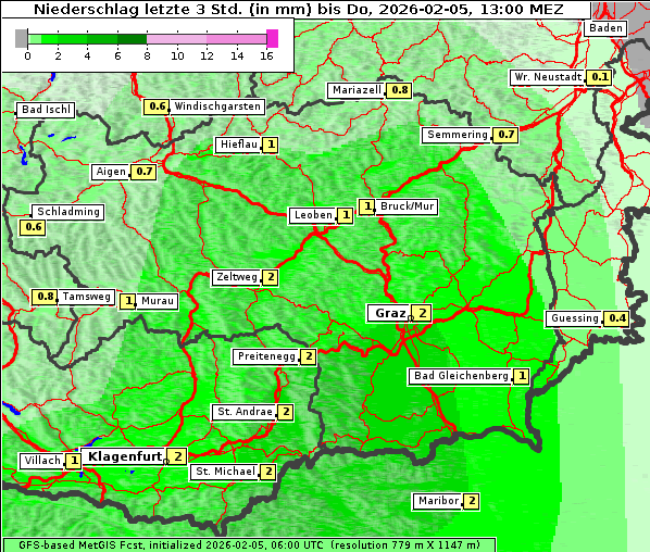 Niederschlag, 5. 2. 2026