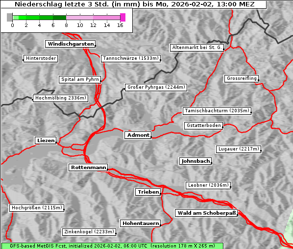 Niederschlag, 2. 2. 2026