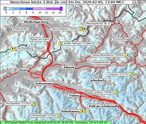 Neuschnee, 5. 2. 2026