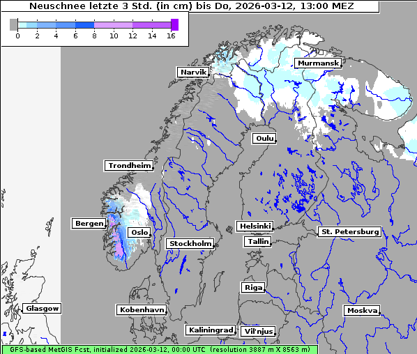 Neuschnee, 12. 3. 2026