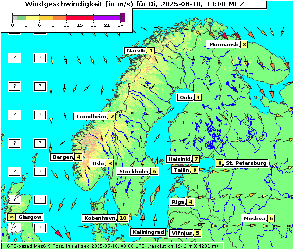 Wind, 10. 6. 2025