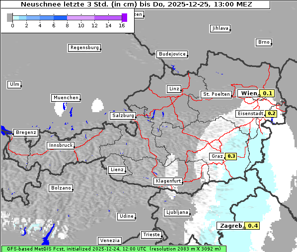 Neuschnee, 25. 12. 2025