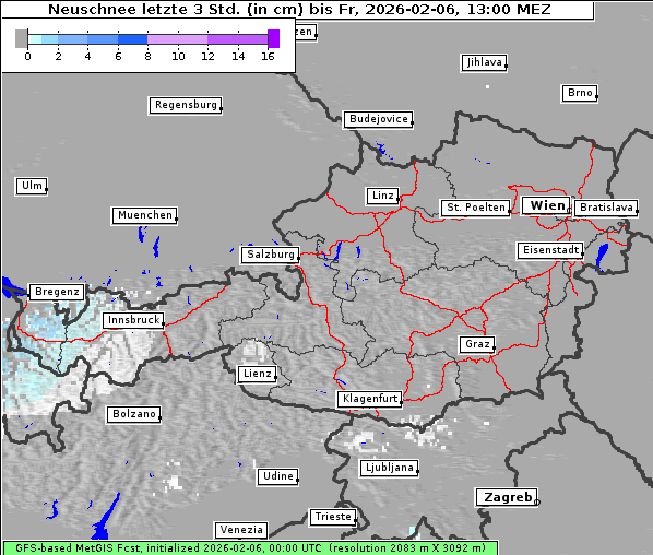Neuschnee, 6. 2. 2026
