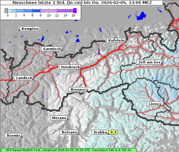 Neuschnee, 5. 2. 2026