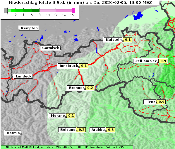 Niederschlag, 5. 2. 2026