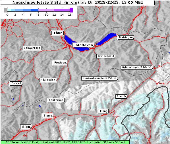 Neuschnee, 23. 12. 2025