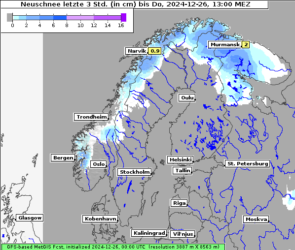 Neuschnee, 26. 12. 2024