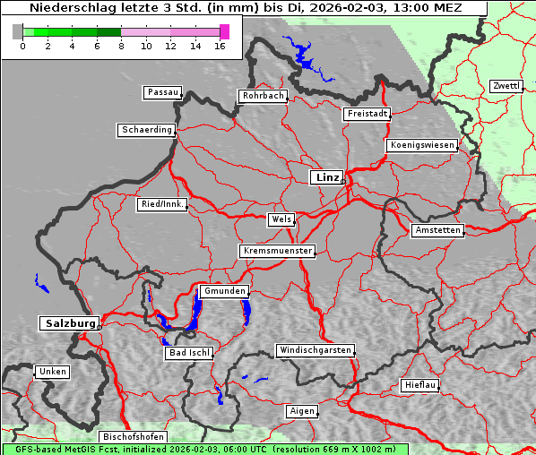 Niederschlag, 3. 2. 2026