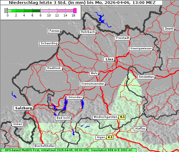 Niederschlag, 6. 4. 2026