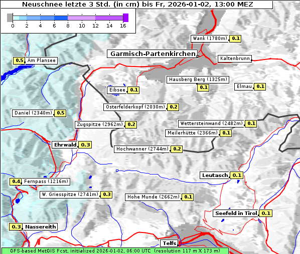 Neuschnee, 2. 1. 2026