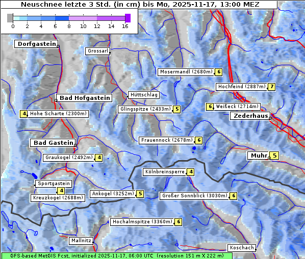 Neuschnee, 17. 11. 2025