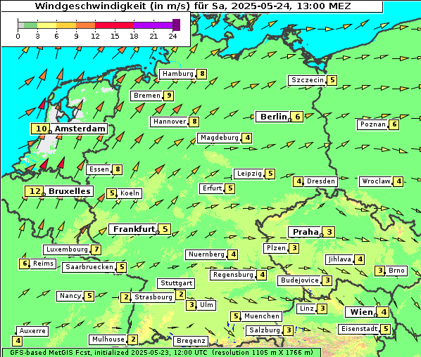Wind, 24. 5. 2025